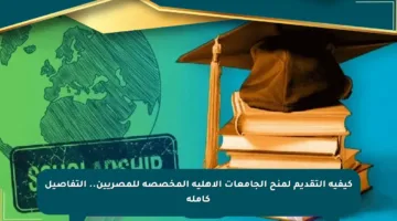 كيفية التقديم لمنح الجامعات الأهلية المخصصة للمصريين.. التفاصيل كاملة